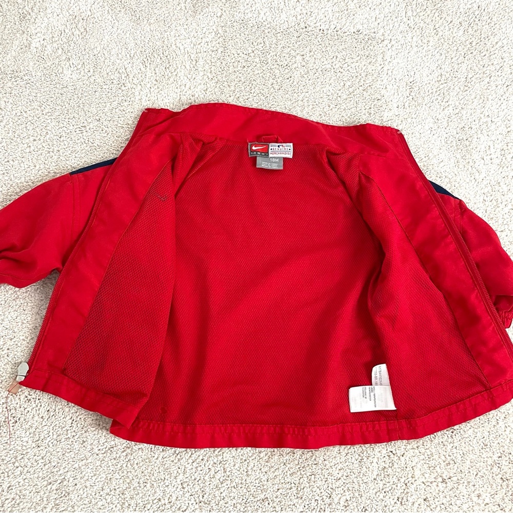 Nike MLB Boston Red Sox Full Zip  Windbreaker Jacket Toddler 18 Months Baseball - Picture 9 of 16